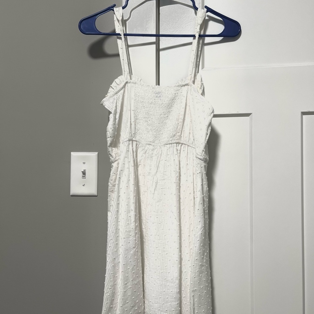 Blue Rain White Mini Dress - Picture 3 of 3